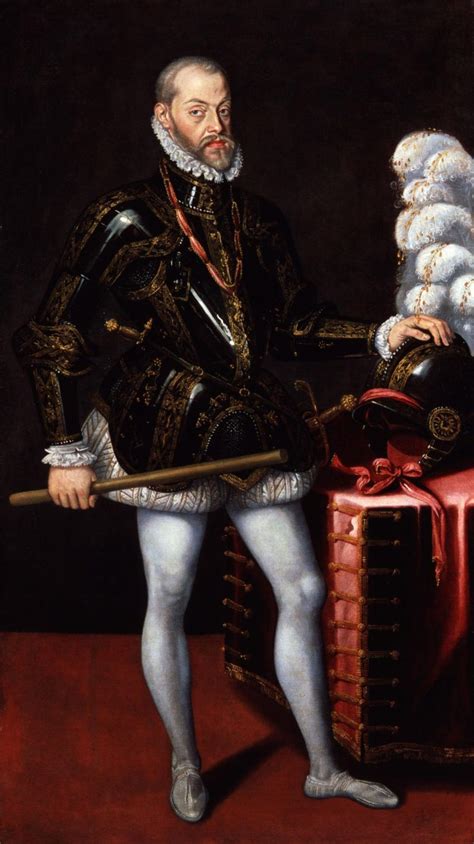Philip Ii King Of Spain Painting Unknown Artist Oil Paintings