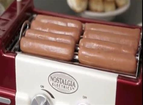Nostalgia Rhd800 Hot Dog Roller And Bun Warmer Electric Mini Cooker
