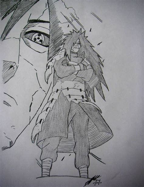Madara Uchiha Drawing By Thechiefassassin By Thechiefassassin On