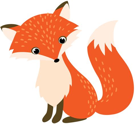 Red Fox Illustration Cartoon Drawing Fox Png Download 16001478