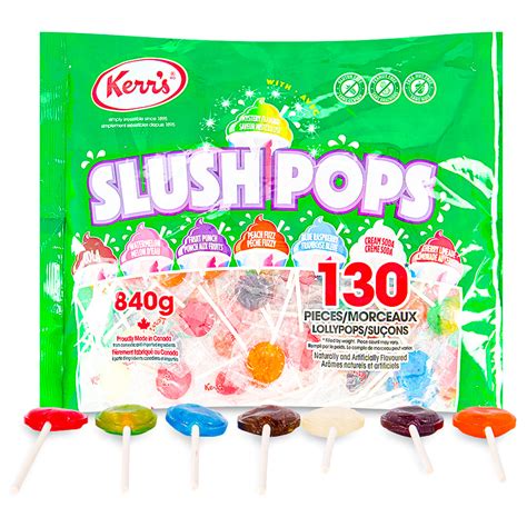 Kerrs Slush Pops Lollipops Candy Funhouse