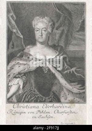 Christiane Eberhardine Princess Of Brandenburg Bayreuth Stock Photo