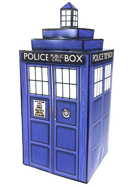 Doctor Who Tardis Papercraft Paper Toy Diy Paper Craft Kit Etsy