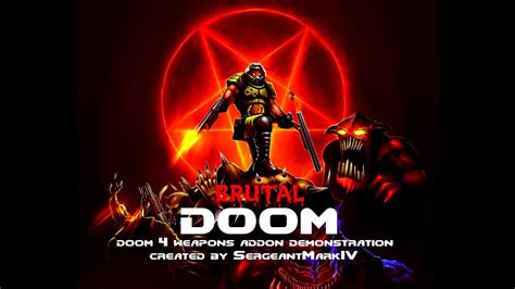 Brutal Doom V20b Pc Doom 4 Addon Gameplay Created By Sgtmarkiv