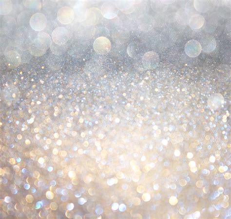 Silver Glitter Backdrop Bokeh Sequin Holiday Sparkle