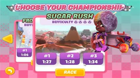 Sugar Rush Speedway Snowanna On The Sugar Rush Track Youtube