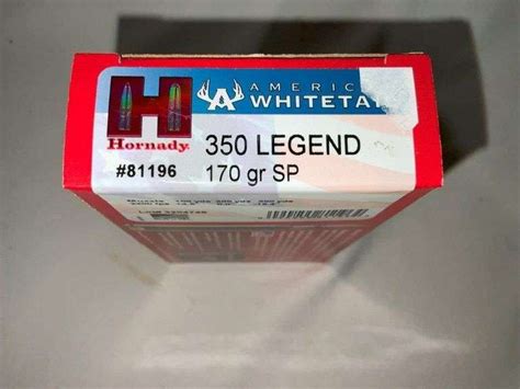 Hornady American Whitetail 350 Legend Ammunition