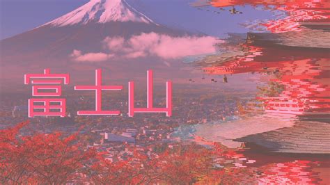Vaporwave Japan Mount Fuji Wallpapers Hd Desktop And