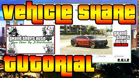 Xb36hazard Vehicle Share Tutorial Gta 5 Online Youtube