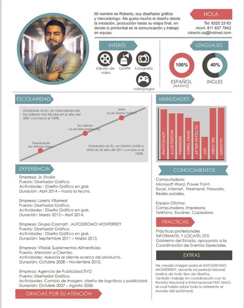 20 Ejemplos De Curriculum Vitae Creativos Y Tradicionales 2023