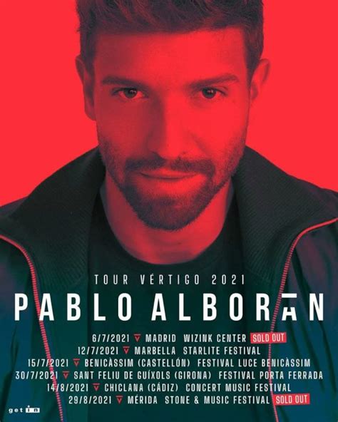 Pablo Alborán Abre Su Tour Vértigo 2021 En Madrid Claqueteados