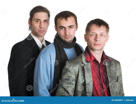 Three Persons Stock Image Image Of Manager Male Multi 3680881