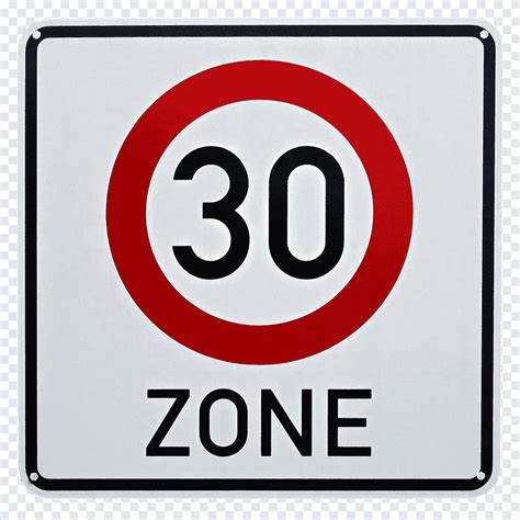 Zone 30 Km H Panneau De Signalisation Limite De Vitesse Graphique Du