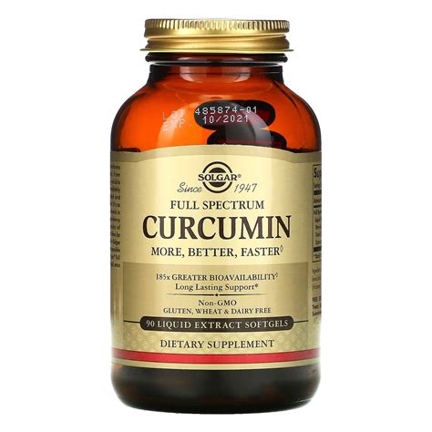 Solgar Full Spectrum Curcumin 90 Liquid Extract Softgels