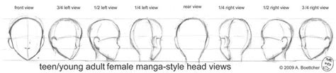 Manga Head Perspective Sketch Draw Manga Pinterest