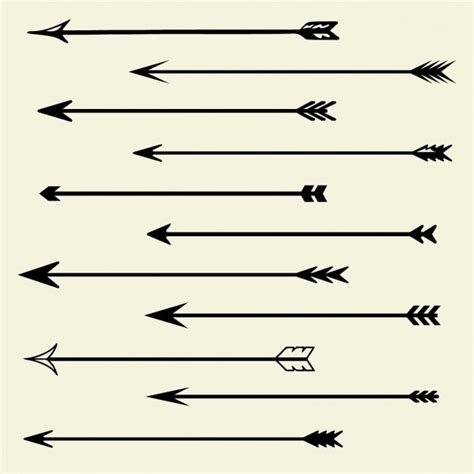 Decorative Arrows Collection Vector Free Download