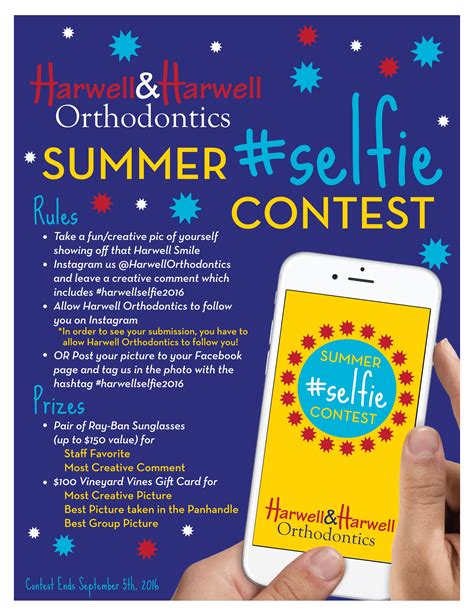 Summer Selfie Contest Orthodontics Marketing Dental Marketing Work