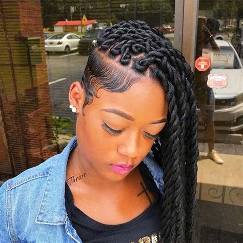 43 Eye Catching Twist Braids Hairstyles For Black Hair Page 4 Of 4 Stayglam