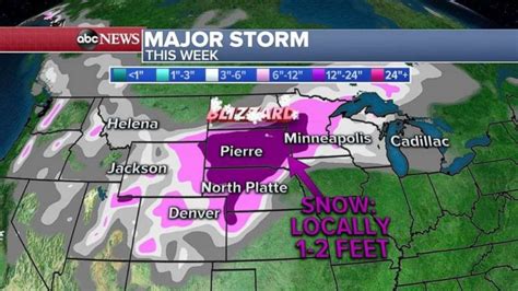 Parts Of South Dakota Could See Over A Foot Of Snow News Site