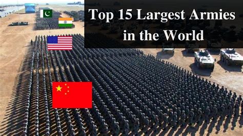 Top 15 Largest Armies In The World By Active Military Personnel