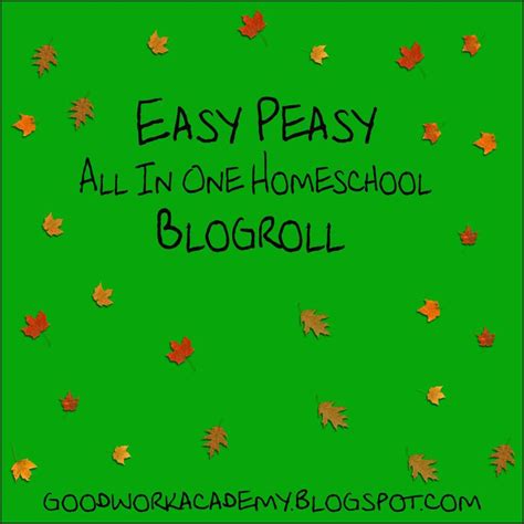 Faith And Good Works Easy Peasy All In One Homeschool Blogroll Easy