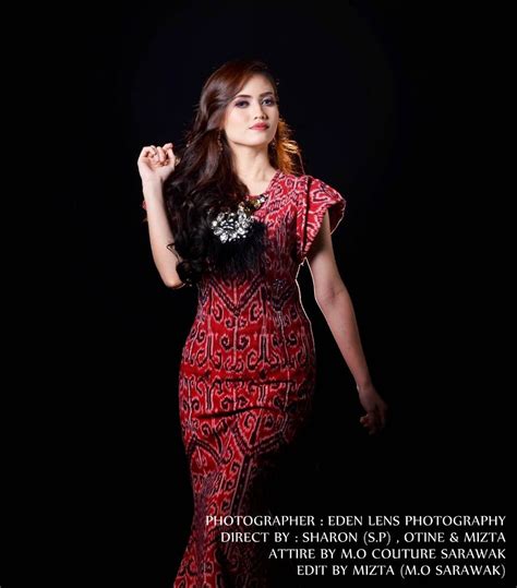 Noteworthy are the large hangings or blankets called 'pua'. M.O COUTURE & WEDDING SARAWAK: Pua Kumbu Evening Gown by M ...