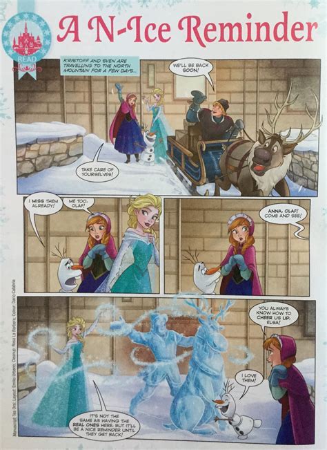 Frozen Comic A N Ice Reminder Elsa And Anna Photo Fanpop