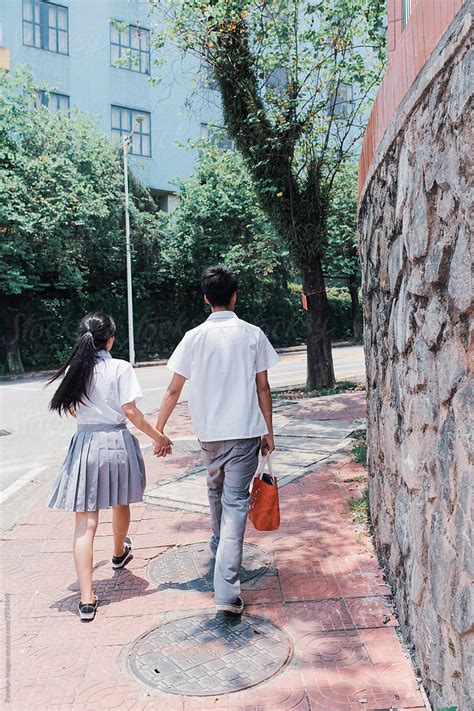 Young Asian College Couple By Stocksy Contributor Pansfun Images Stocksy