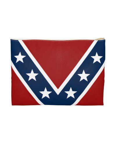 Confederate Battle Flag Zippered Pouch