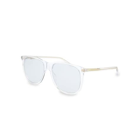 Gucci 57mm Square Sunglasses In White Lyst