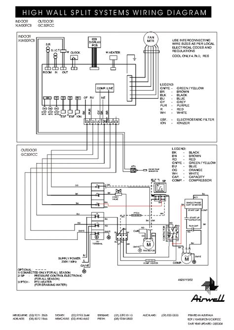 Connection point for high voltage wiring is inside the air handler cabinet. Rheem Rhllhm3617ja Wiring Diagram