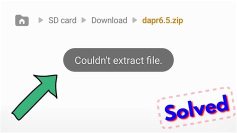 Fix Couldnt Extract File Zip And Rar File In Android Problem Solved