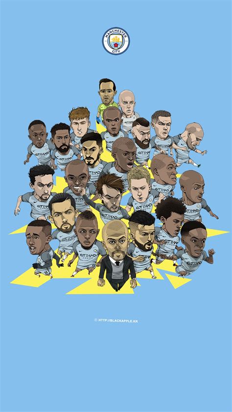 Manchester city fc new player in and out 2021. Manchester City Full Squad Fan Art for Mobile Wallpaper ...