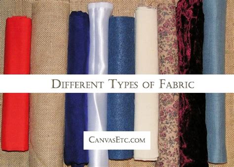 Different Types Of Fabric A Definitive List Canvas Etc