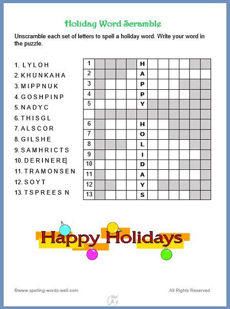 10 Best Christmas Word Games And Activities Images Christmas Words