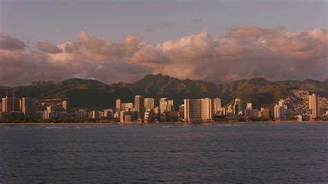 Honolulu Oahu Hawaii Circa 2018 Aerial View Stock Footage Sbv 347691963