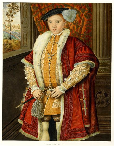 Onthisday In 1547 Edward Vi Aged 9 Becomes King Upon The Death Of