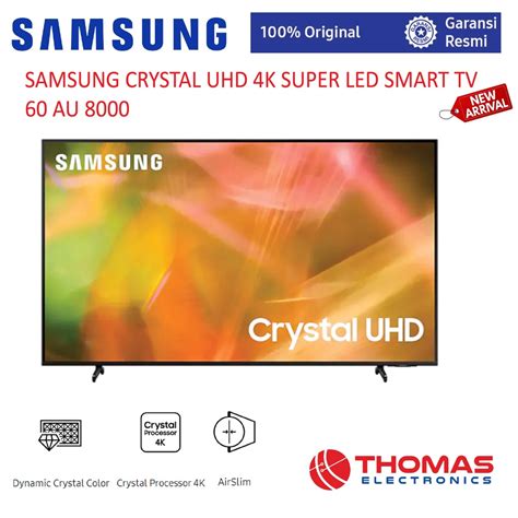 Jual Led Tv Samsung 60 Au 8000 60 Inch Crystal Uhd 4k Smart
