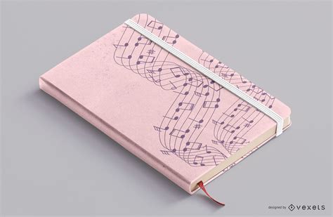Music Notebook Cover Design Vector Download