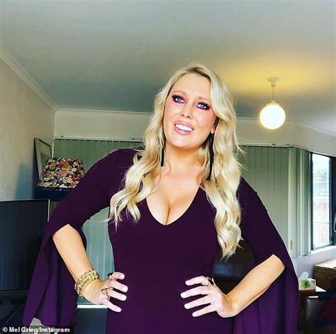 Radio Star Mel Greig Puts On A Very Busty Display While Striking A Peculiar Pose Daily Mail Online