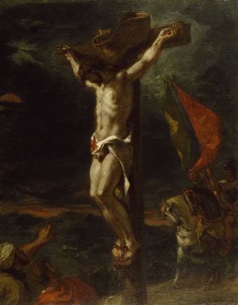 Fileeugène Delacroix Christ On The Cross Walters 3762 2