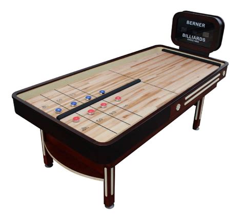 Rebound Limited Model Shuffleboard Table By Berner Billiards Free