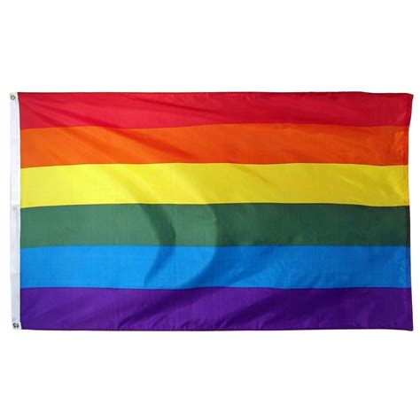 3x5 Rainbow Gay Lesbian Lgbt Flag 3 X5 House Banner Grommets Super Polyester Ebay