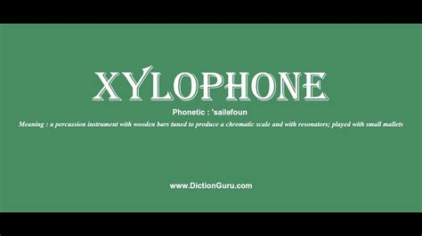 xylophone how to pronounce xylophone with phonetic and examples youtube
