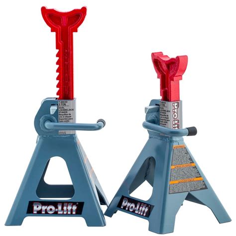 Pro Lift 3 Ton Double Locking Pin Jack Stand With Cast Ductile Iron