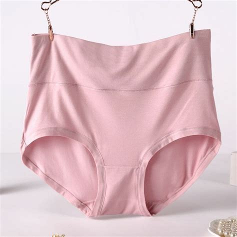 plus size women panties bamboo fiber underwear high waist body shaping undies ebay