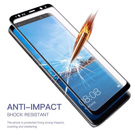 3d curved fullcover tempered glass screen protector for samsung galaxy s9 s9 plus tempered