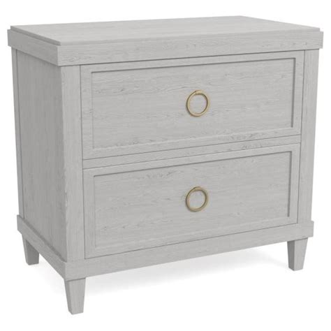 Bassett Ventura Transitional Night Stand With Usb And Outlets Bassett