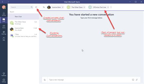 Set up your team's space with all the apps you need so you can stay in just one place instead of jumping around. Microsoft Teams - Chat Feature - Little Developer on the ...