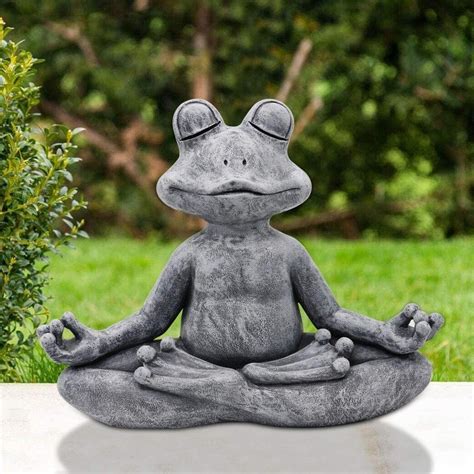 Saw something that caught your attention? Zen Frog Garden Ornament Outdoor Ornament Garden Decor ...